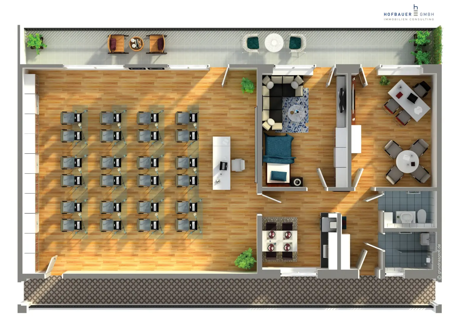 Hofbauer Immobilien Seminar Schlafen Wohnen Buero View C